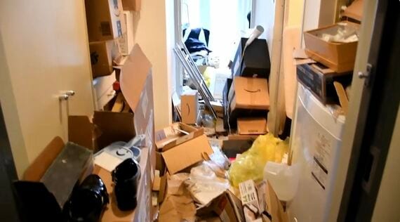 留学生のゴミ屋敷