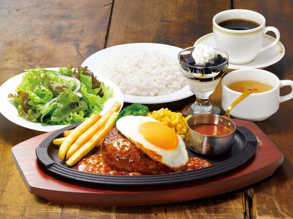 黒黒ハンバーグスペシャルランチ