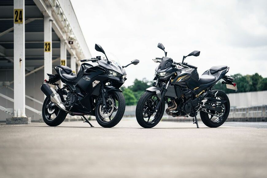 カワサキの「Z500」と「Ninja500」
