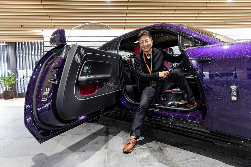 ロールス・ロイス試乗会の様子（写真：三木 宏章）