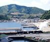 東日本大震災による津波で被災した女川港の