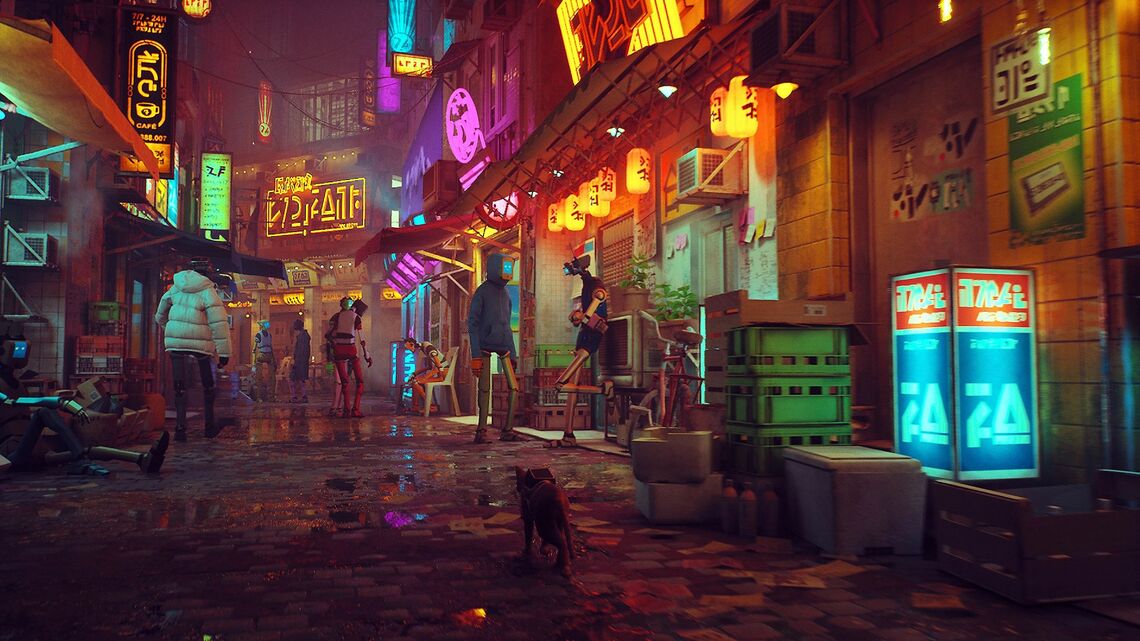 「Stray」のプレー画面
