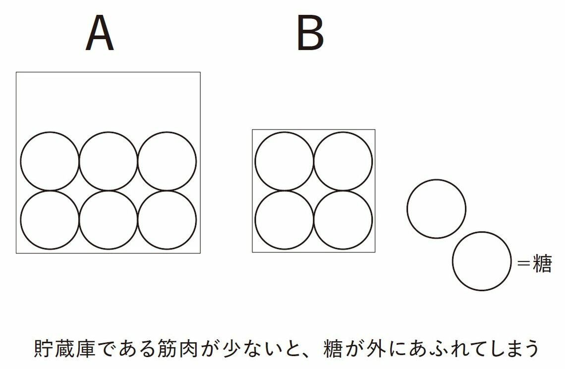 （出所：『疲れない、回復できる、速く・長く歩ける 体力低下を食い止める30秒習慣』より）