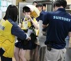 水分補給も忘れない