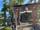 月江寺駅近くのパワースポットで、菅原道真公などが祀られている「市杵島神社」（筆者撮影）