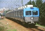 ライトブルーの3000系第14編成（3764編成）。井の頭線初の冷房車だった編成だ（撮影：南正時）