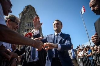 仏下院選1回投票､マクロン新党圧勝の見通し