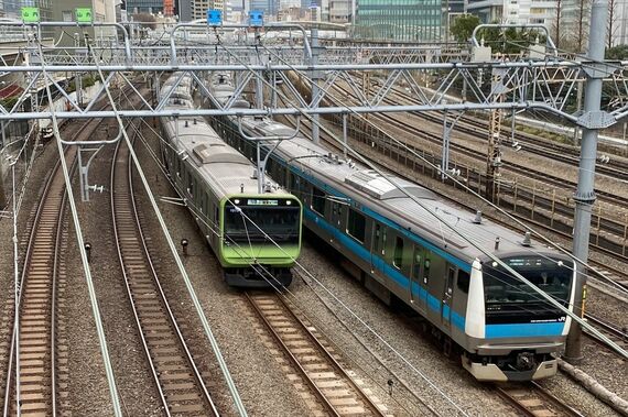 山手線と京浜東北線