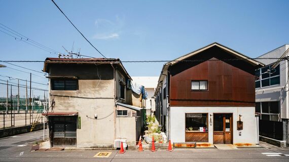 北棟が再生。南棟は以前のまま