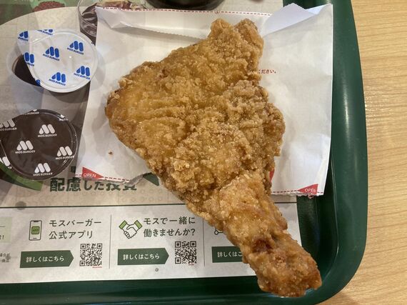 袋から出したモスチキン