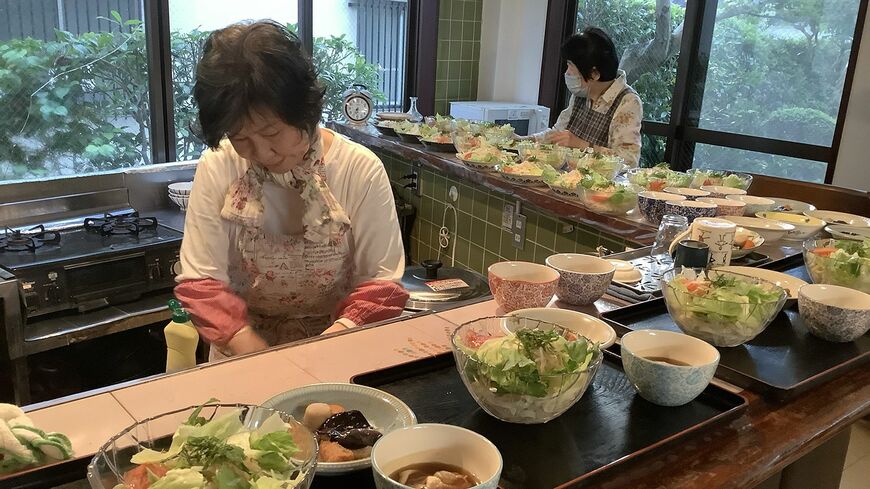 食事の準備