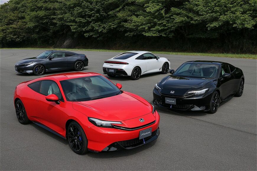 ホンダの新型「プレリュード」（写真：本田技研工業）