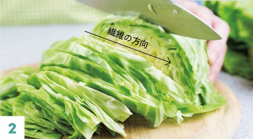シャキシャキした千切り方法