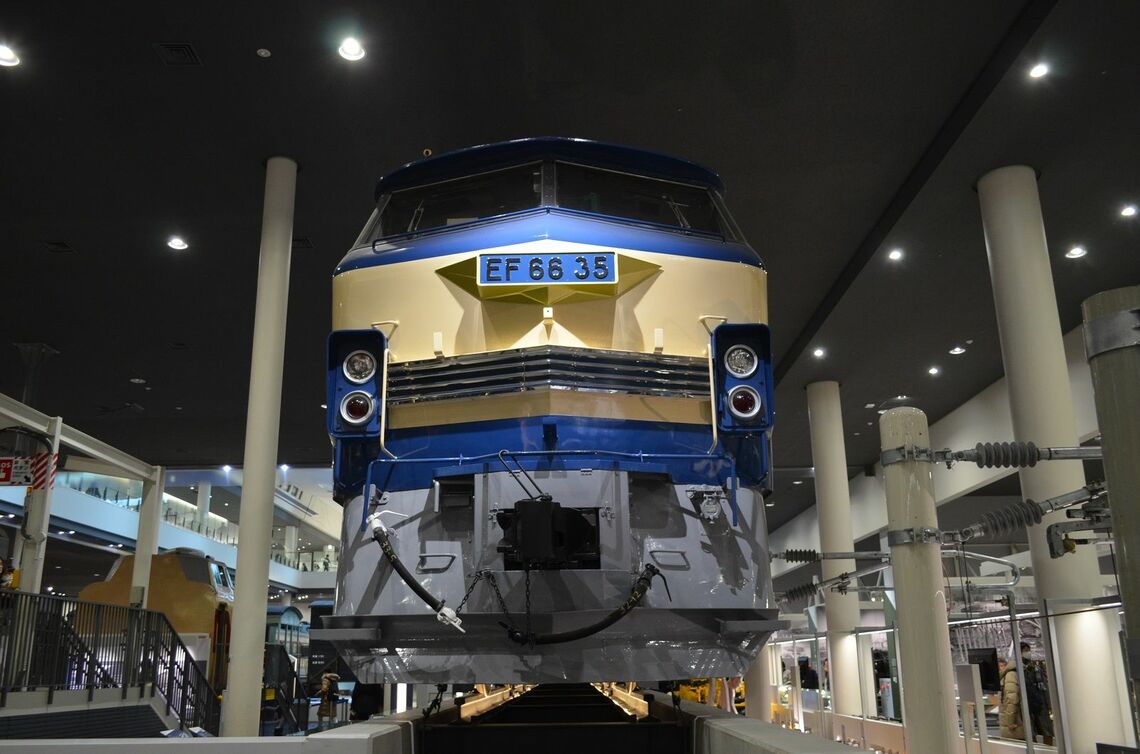 京都鉄道博物館で保存された35号機（筆者撮影）