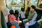 焼津から参加したという家族連れ