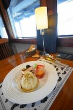 車内で出されるスイーツ