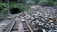 復旧を阻む険しさ､箱根登山鉄道の｢台風被害｣ 橋桁が流出､今後の被災防ぐ対策も課題
