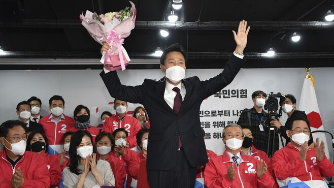 韓国大統領選､ソウル市長選で野党圧勝の混迷