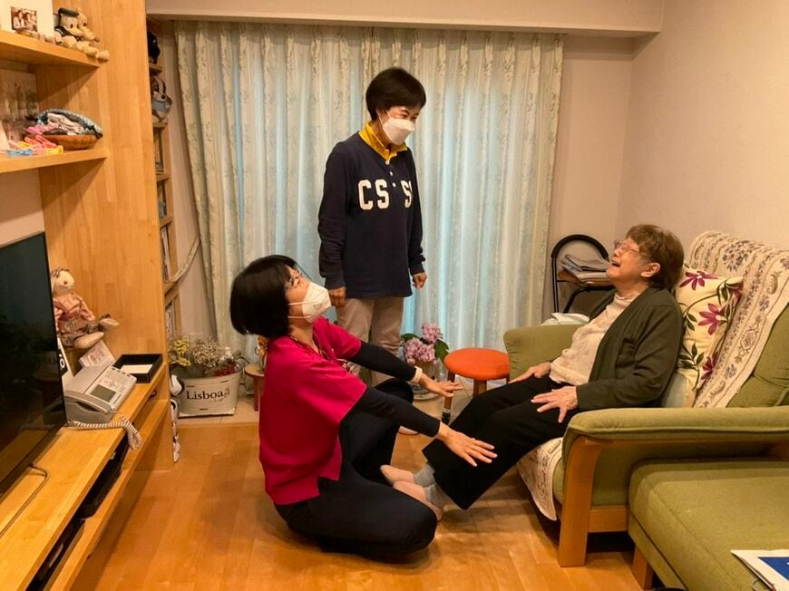 顔が見える関係が大事（撮影：向日葵クリニック）