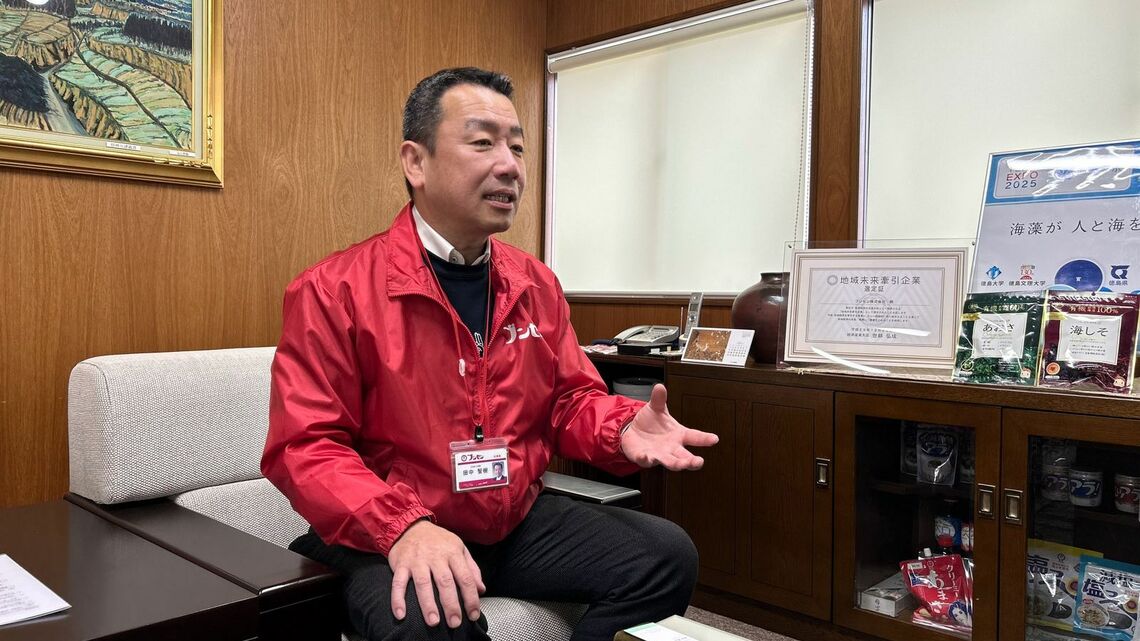 ブンセン代表取締役社長の田中智樹さん