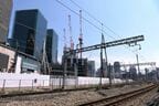 東海道線支線とうめきた2期の工事現場