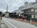 山笠で有名な櫛田神社（左奥）周辺も「博多旧市街」に指定されている（筆者撮影）