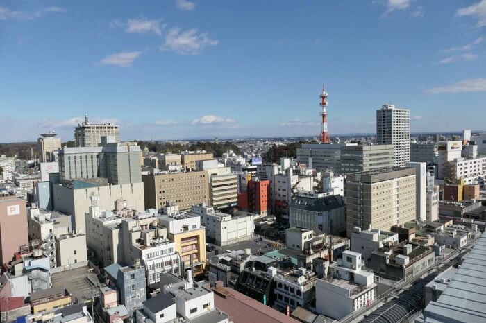 百貨店の北東の眺め