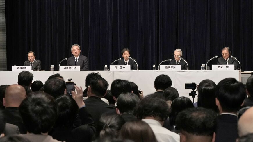 10時間以上に及んだフジテレビ「2回目」の会見。毒抜きの効果を果たし、矛先が文春に向く一因となった（撮影：梅谷秀司）