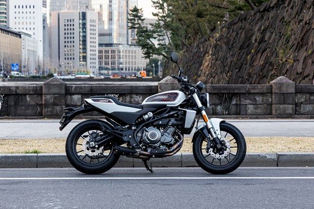 ハーレーダビッドソン新型「X350」のディテール（写真：三木宏章）