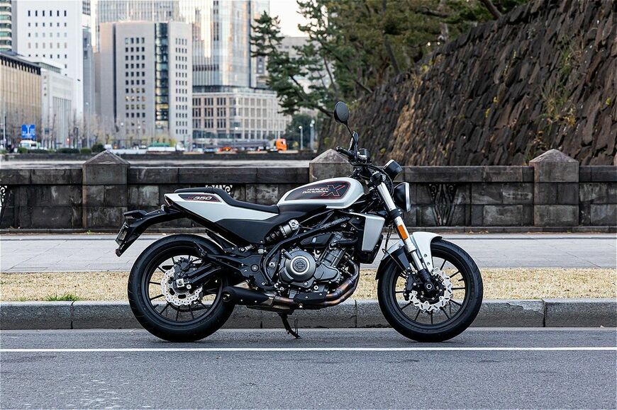 ハーレーダビッドソン新型「X350」のディテール（写真：三木宏章）