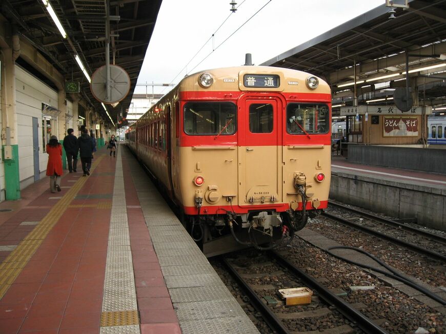 2009年に引退した新潟地区のキハ58系（筆者撮影）
