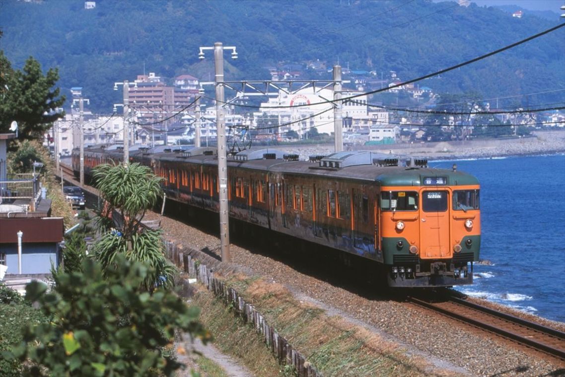 伊豆急線内を走るJRの113系