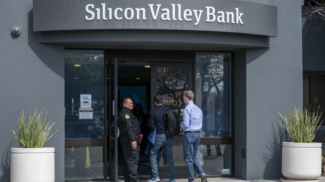 SVBの保有債券を安値で購入するというゴールドマンの取引は、SVBの信用不安に(写真:Bloomberg/David Paul Morris)