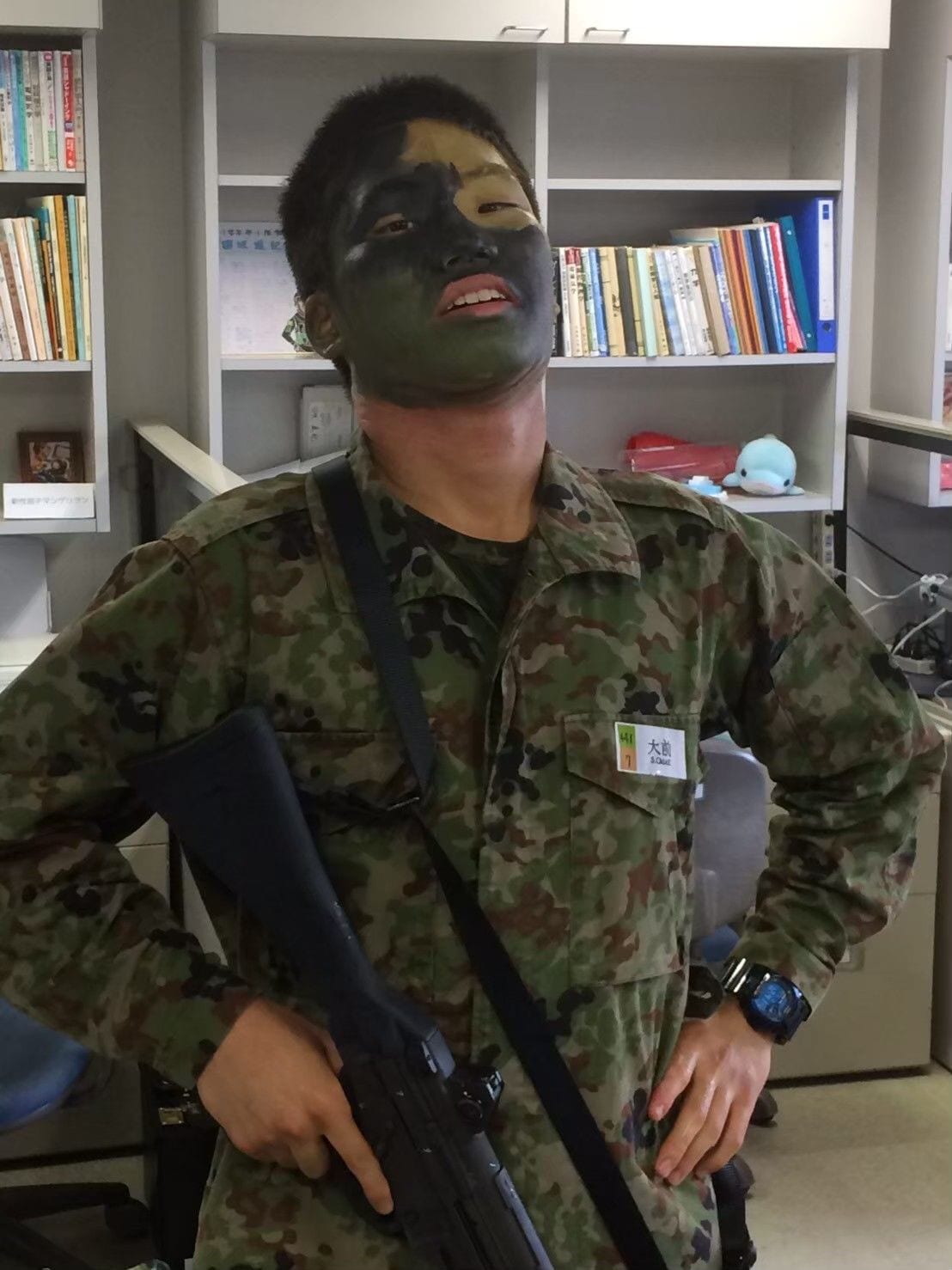 行事も訓練もいっぱいあって、どうやっても勉強に集中するのは不可能でした（写真：大前さん提供）