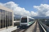 スカイラインの車両（記者撮影）