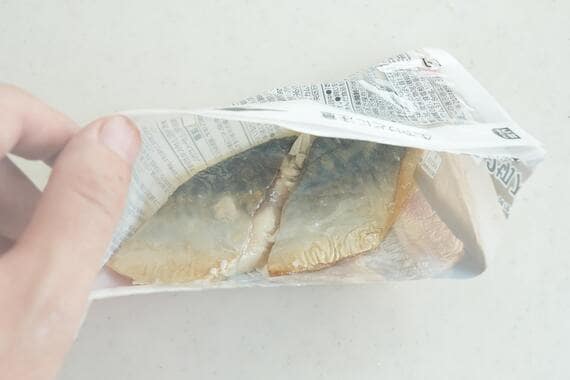 直火で焼き上げた さばの塩焼