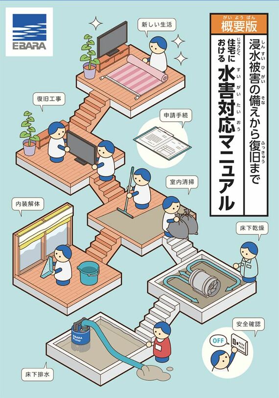 株式会社荏原製作所『住宅における水害対応マニュアル』