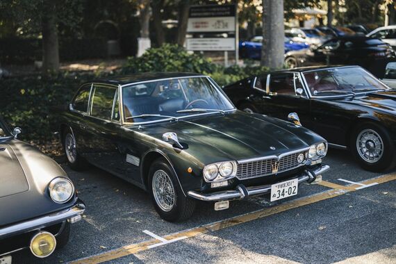 歴史を感じさせる塗装のヤレも味を出している「メキシコ」（写真：Maserati Japan）