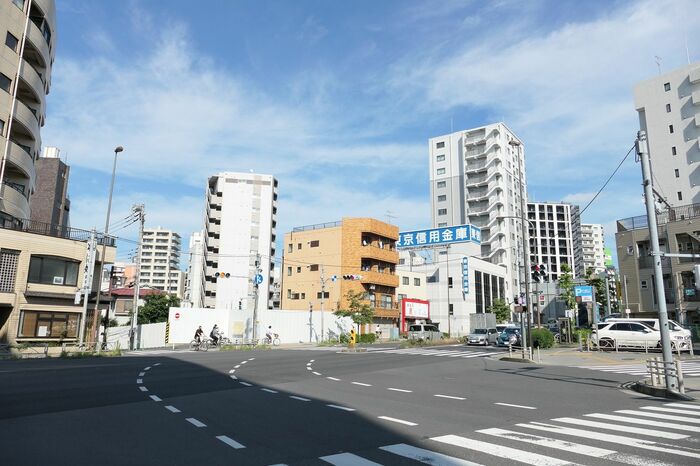 道路の拡幅計画がある