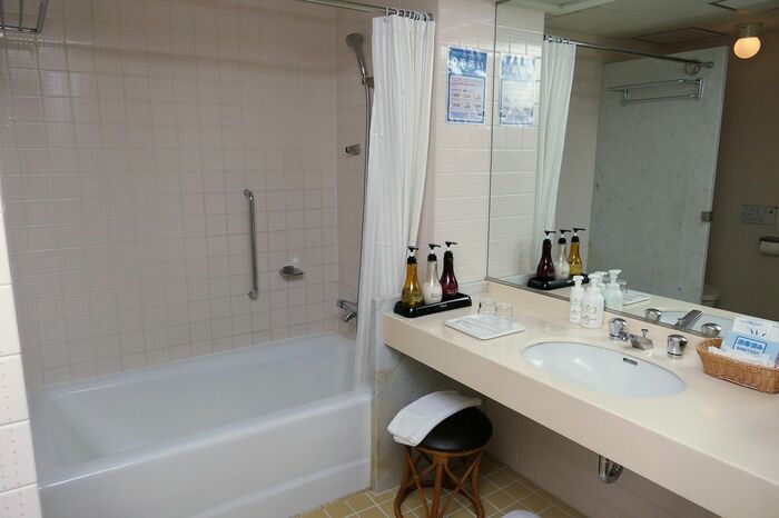 客室のバスルーム