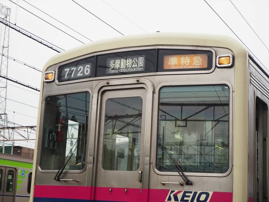 2022年3月ダイヤ改正で姿を消した「準特急」の表示（記者撮影）