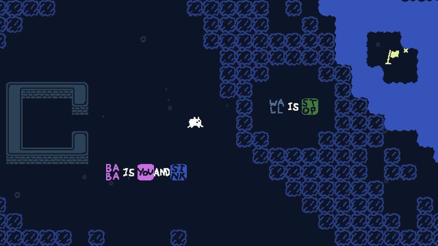 「Baba is You」のプレー画面