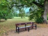Oxford University Parksのトールキンのベンチ