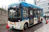 EVモーターズ・ジャパン製の「F8 series4-Mini Bus」（記者撮影）