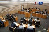 「過疎ビジネス」のターゲットとなった福島県国見町の議会（写真／河北新報）