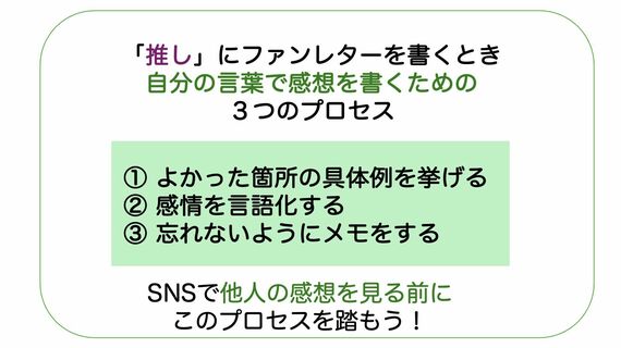 自分の言葉で感想を書くための3プロセス