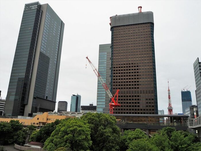 世界貿易センタービル（右）も建て替わる