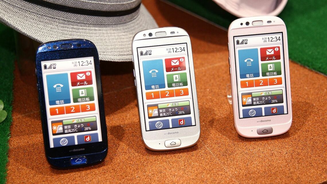 FCNTが2012年にNTTドコモ向けに発売した「F-12D」