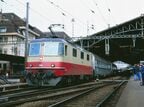 ローザンヌ駅を発車する「シザルパン」