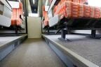 平成初期の車両に多く見られたハイデッカー構造。バリ